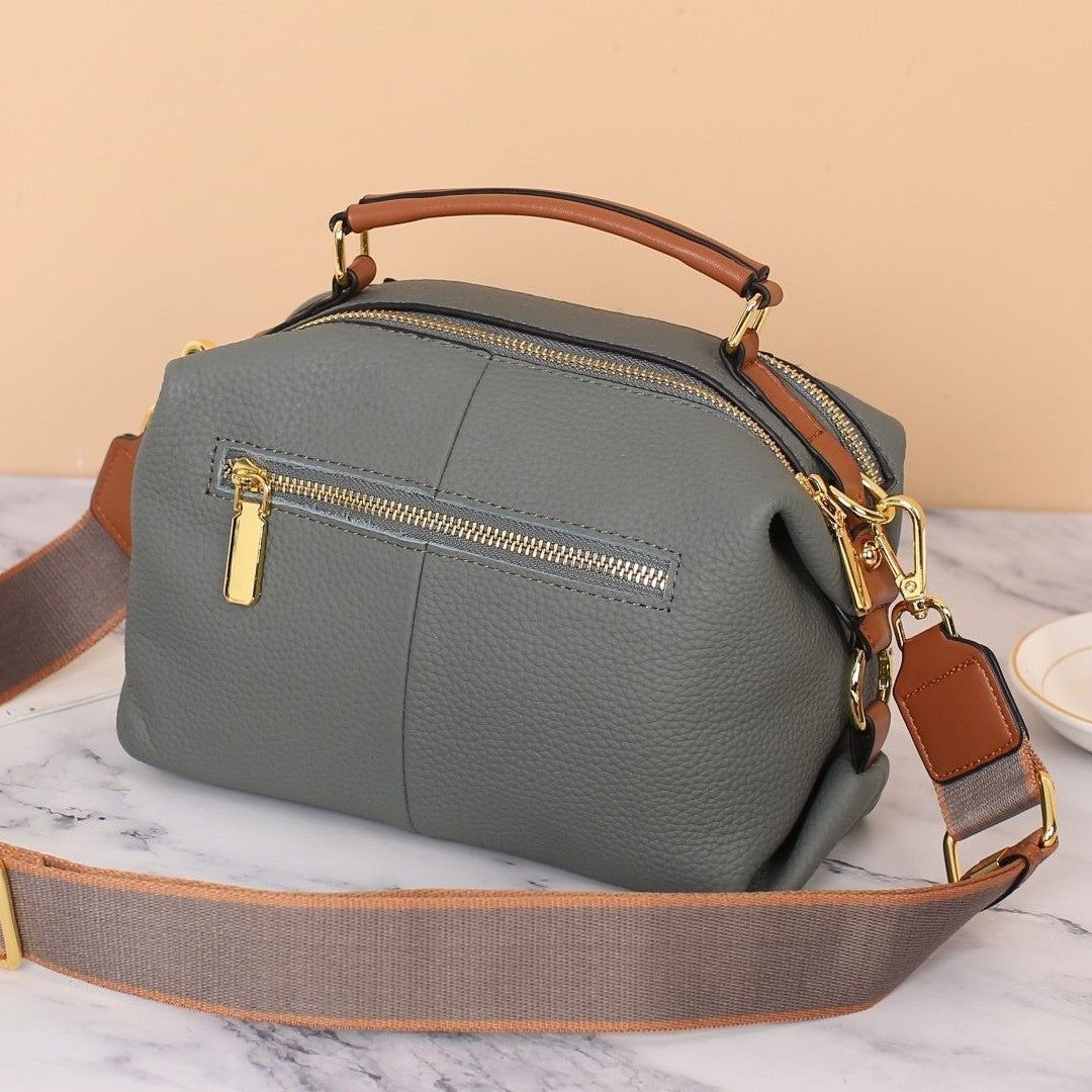 Women's Leather High-grade Retro First Layer Cowhide Handbags