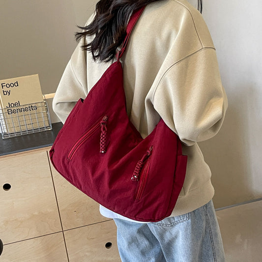 Nylon Cloth Female Class Large Capacity Crossbody Bags