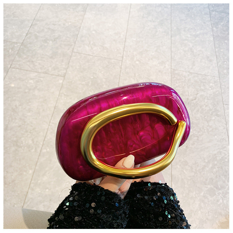 Chain Acrylic High-grade Hand Dinner Dress Bags