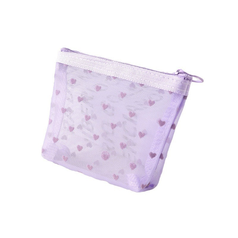 Portable Breathable Transparent International Storage Taro Cosmetic Bags