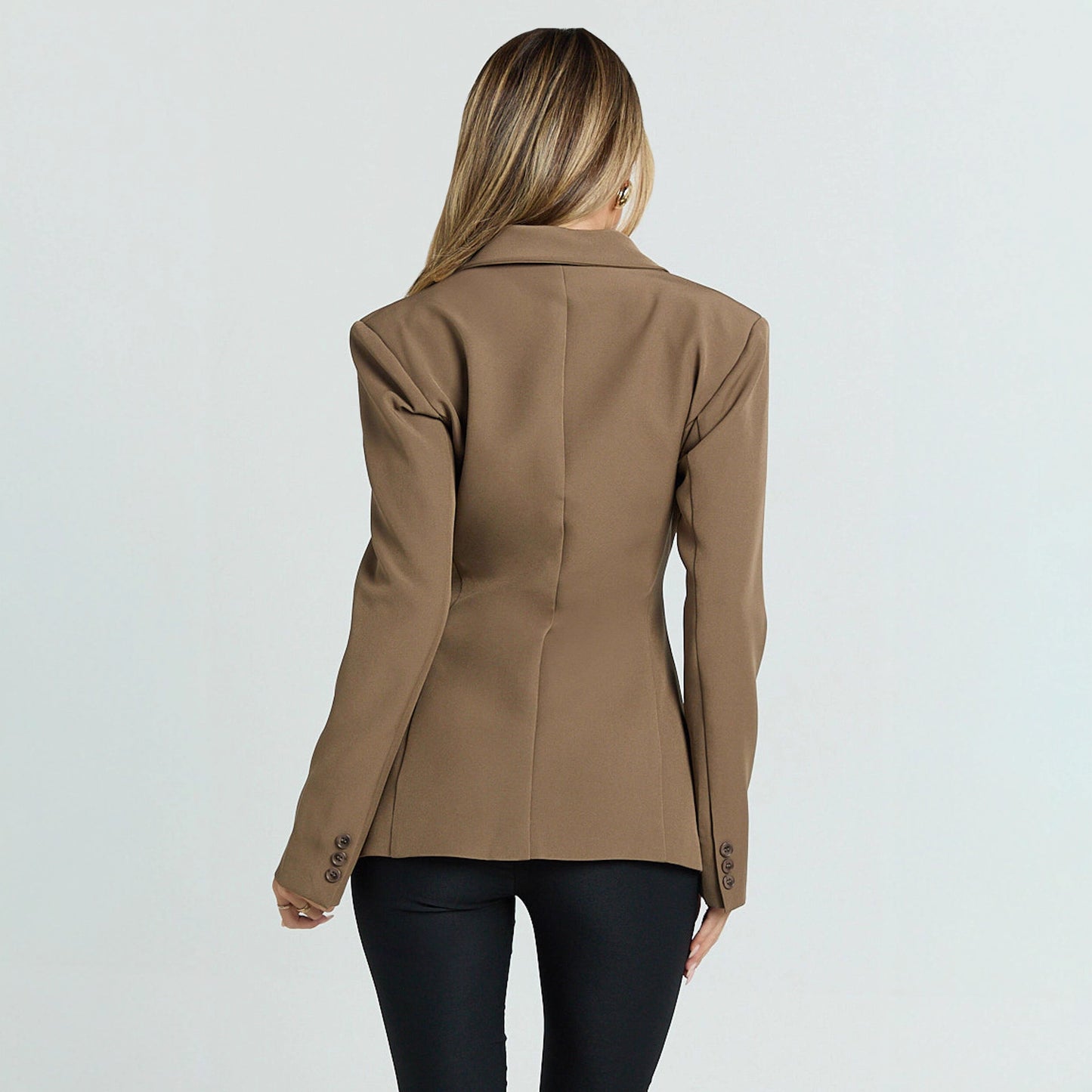 Women's Niche Temperament Commuter Small Solid Color Blazers