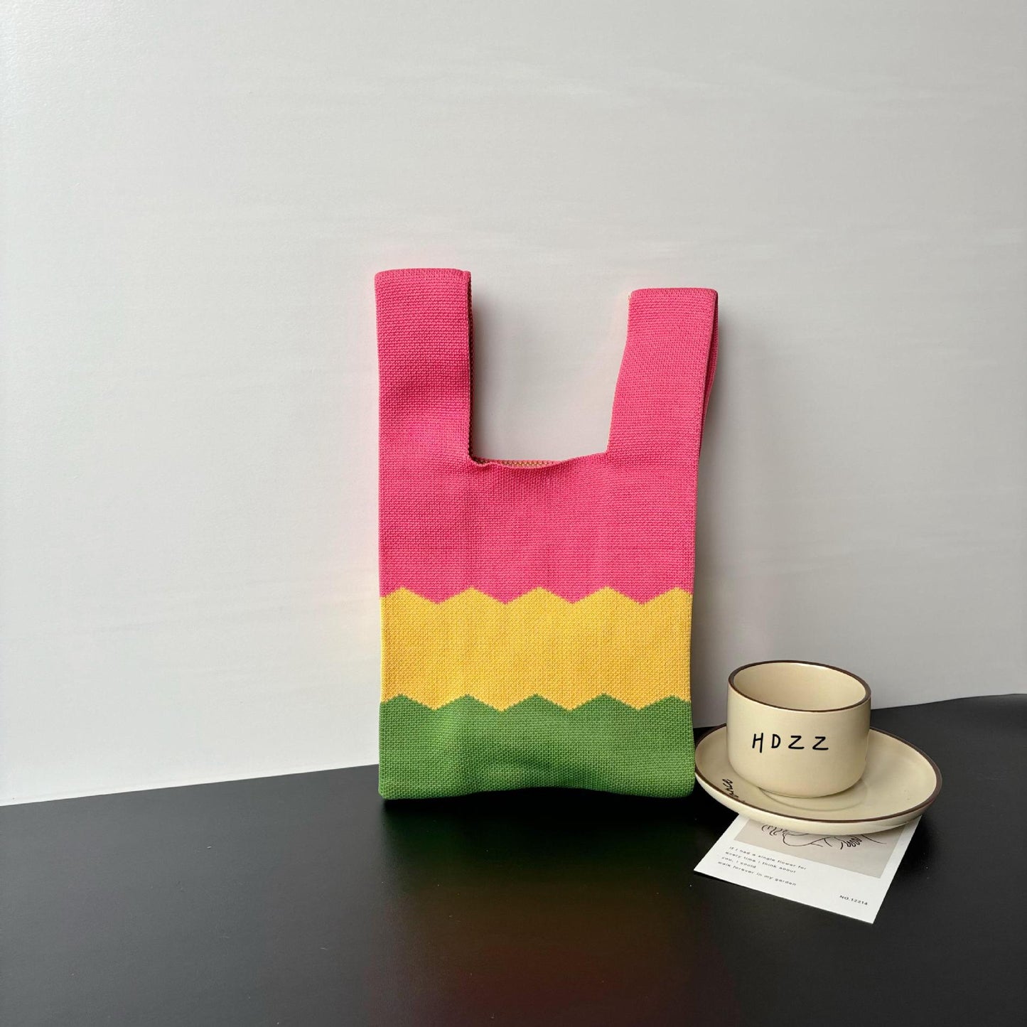 Cartoon Wrist Large Capacity Minority Hand Handbags