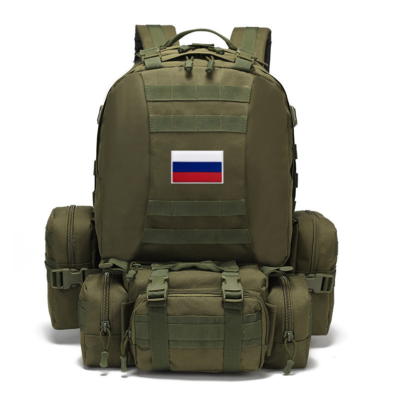 Men's Tactics Combination Velcro Position Hiking Storage Mountaineering Backpacks