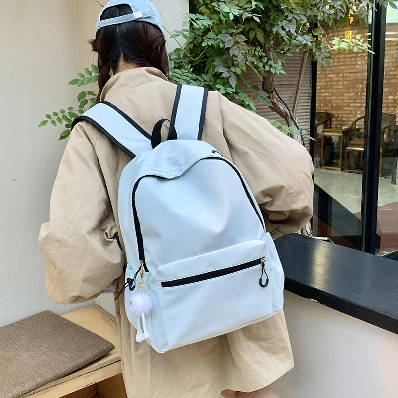 Style Female Junior Large Capacity Campus Middle School Students' Schoolbags