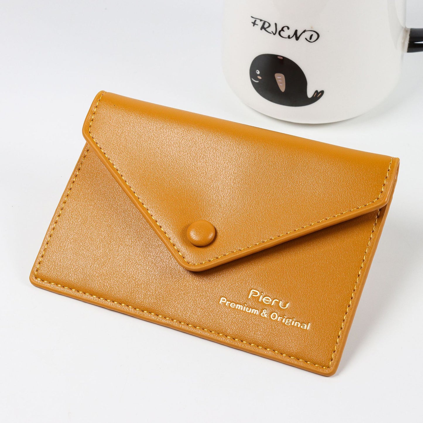 Creative Envelope Fashion Simple Texture Multiple Card Holder