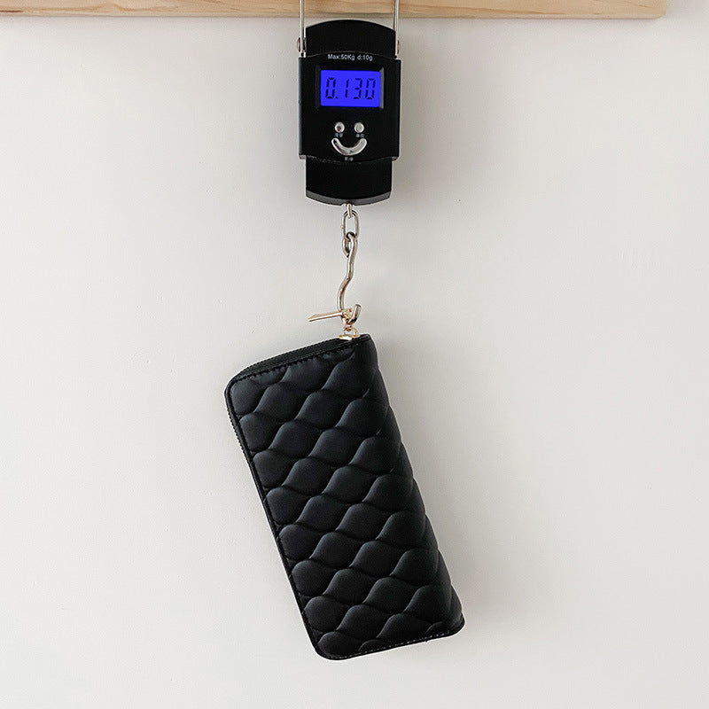 Women's Long Clutch Wrist Indentation Large Capacity Ladies Wallets