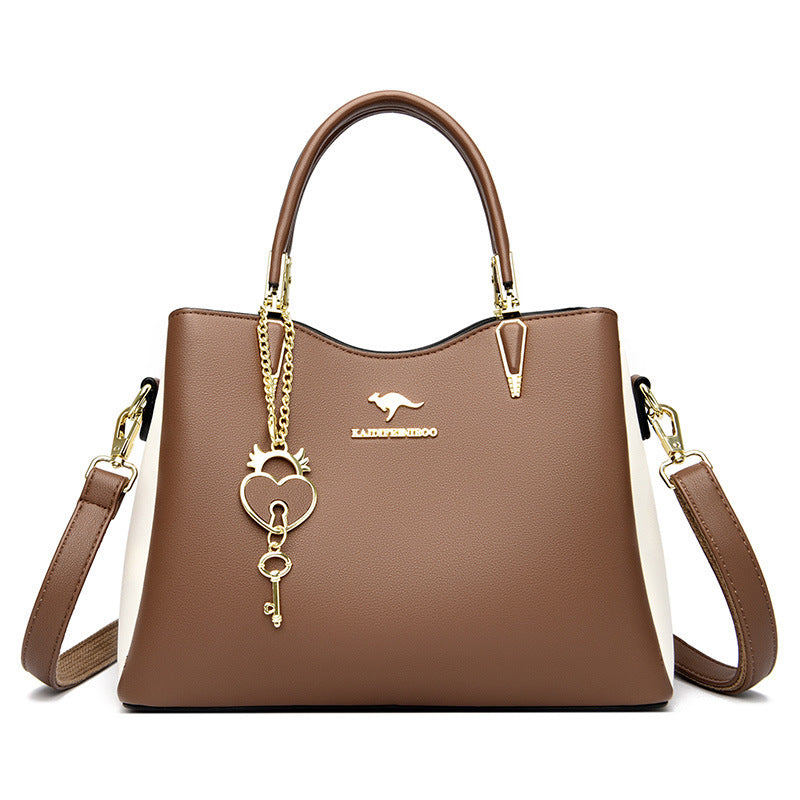 Women's Beautiful Contrast Color Western Style Handbags