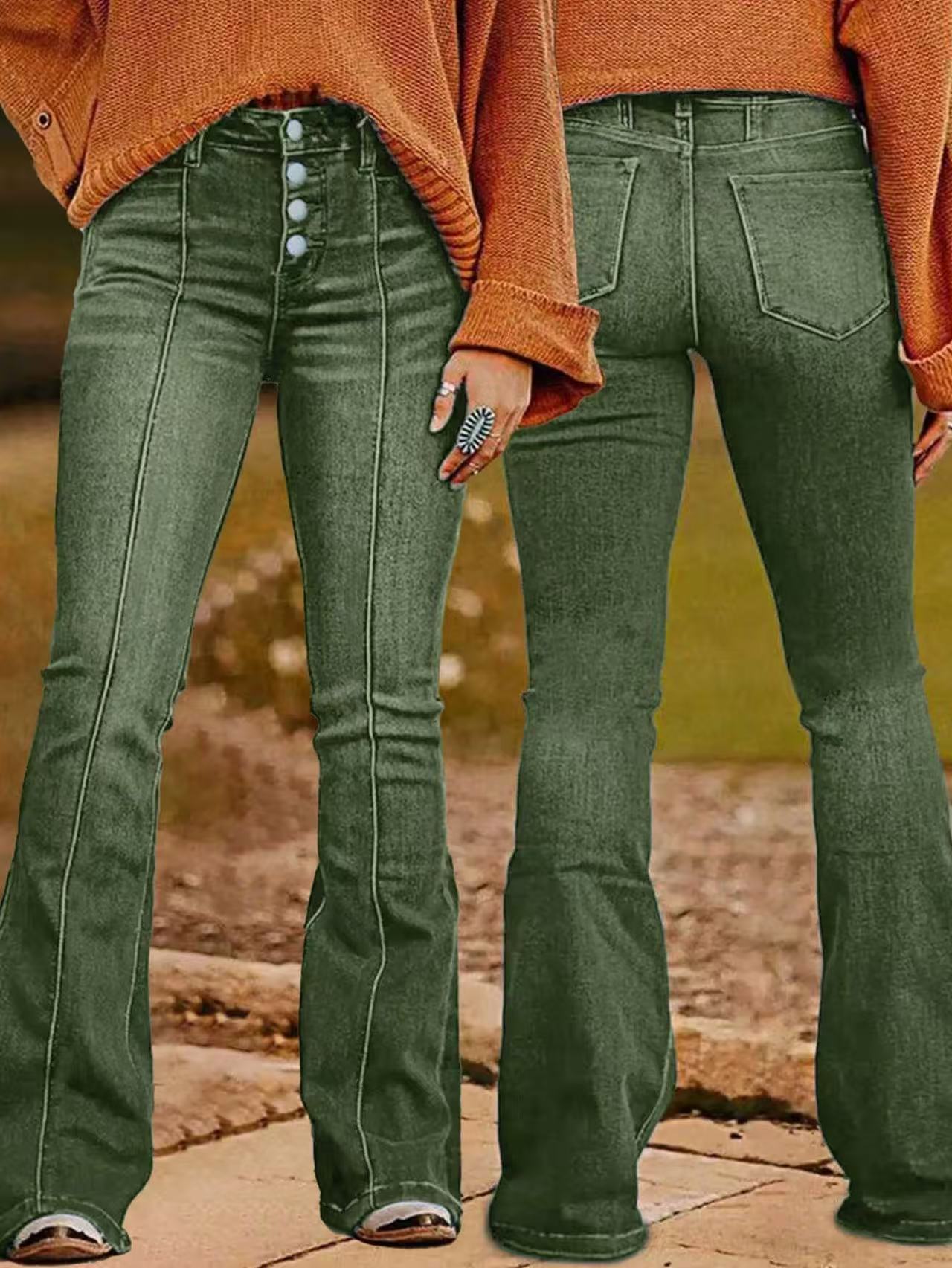 Women's Fashion Trendy Elastic Slim Fit Slimming Women's Jeans