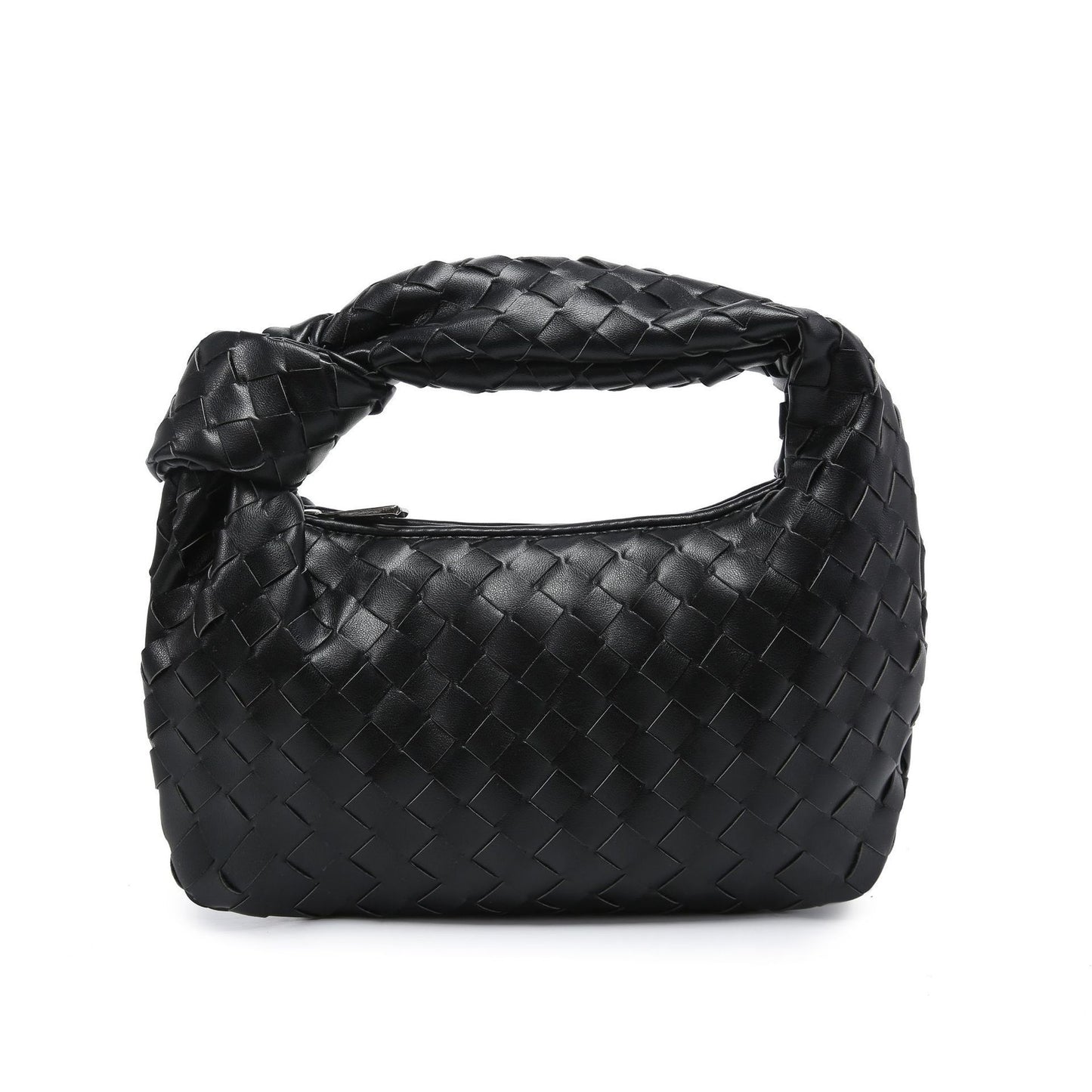Woven Popular Horn Knotted Portable Underarm Handbags