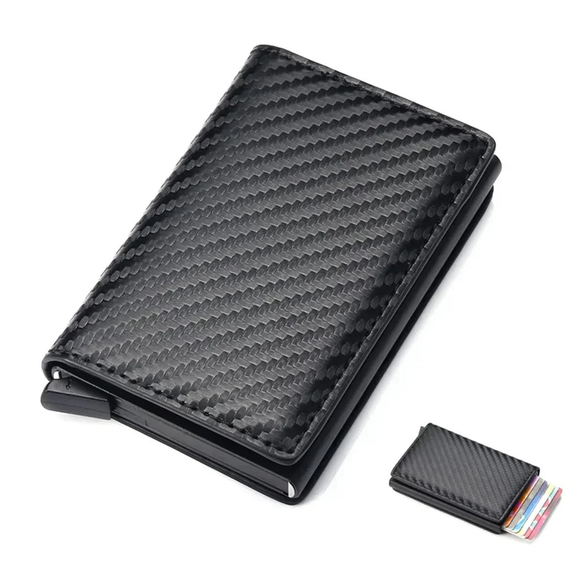 Men's Shielded Swiping Credit Aluminum Alloy Metal Card Holder