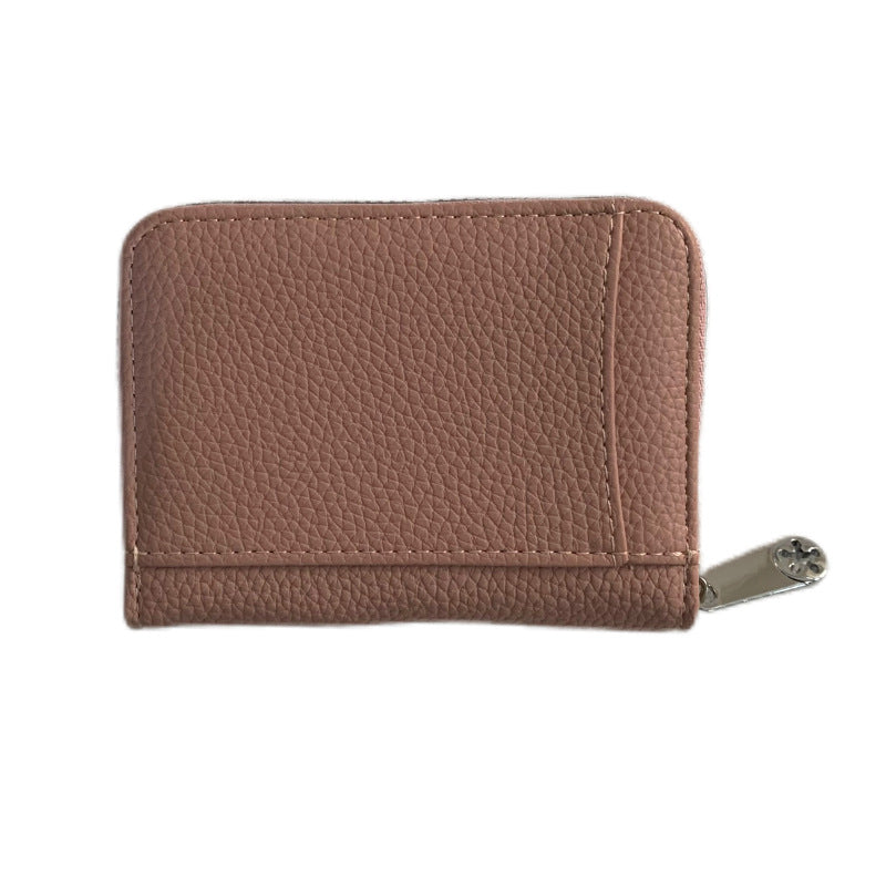 Women's Short Simple Large Capacity Zipper Ladies Wallets