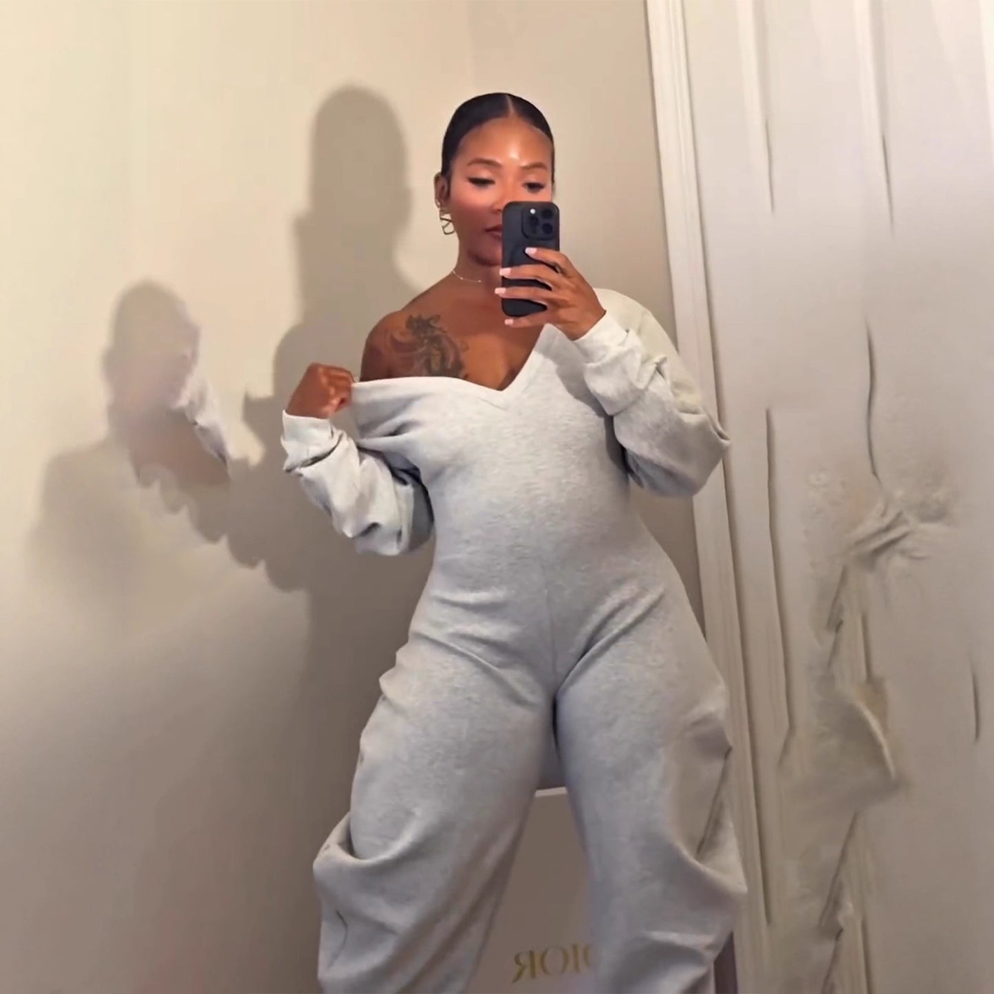 Popular Women's Long Sleeve Sweatshirt Sexy Women's Jumpsuit/clothing