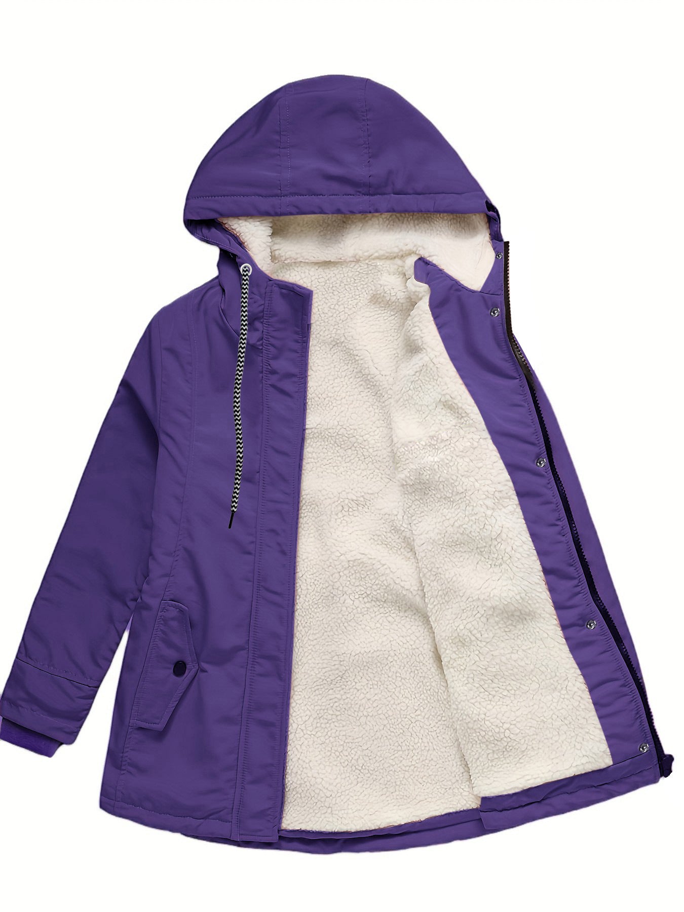 Women's Innovative Fleece-lined Thickened Cotton For Coats
