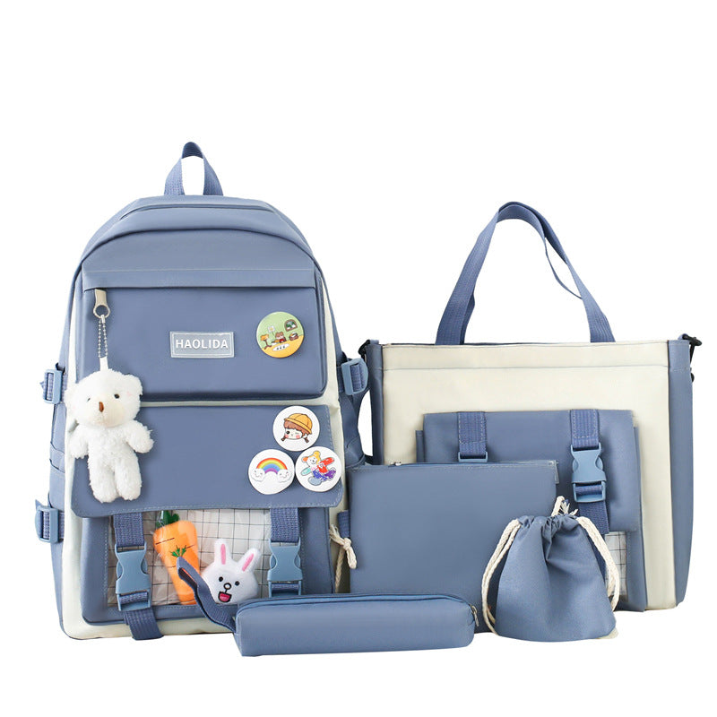 Set Primary Grade To Female Cute Backpacks