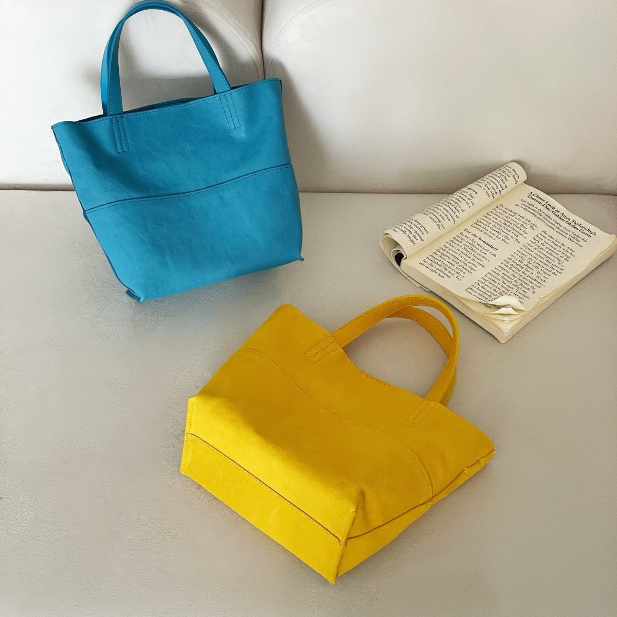 Women's For Summer First Layer Vegetable Tanned Bags