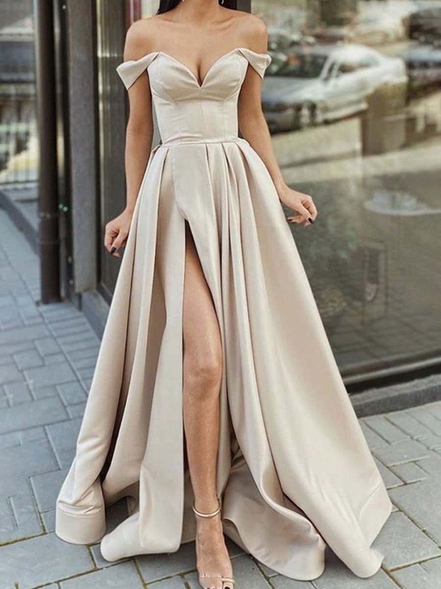 Women's Clothes Multicolor Tube Backless Large Swing Dresses