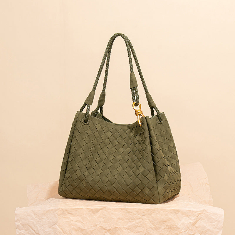 Women's Large Parachute High-grade Light Luxury Suede Bags