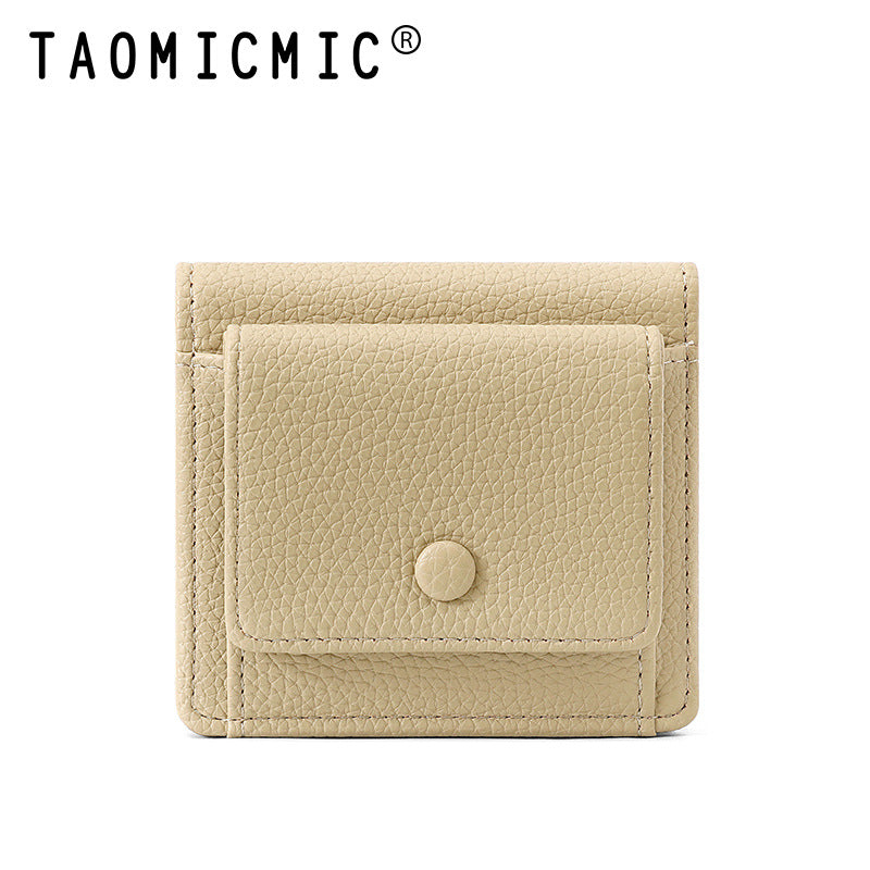 Women's Two-fold Simple Short High-grade Thin Card Holder