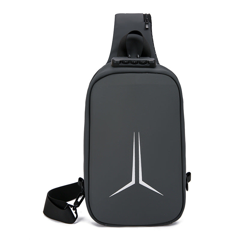 Men's Versatile Glamorous Stylish Hard Waterproof Men's Chest Bags