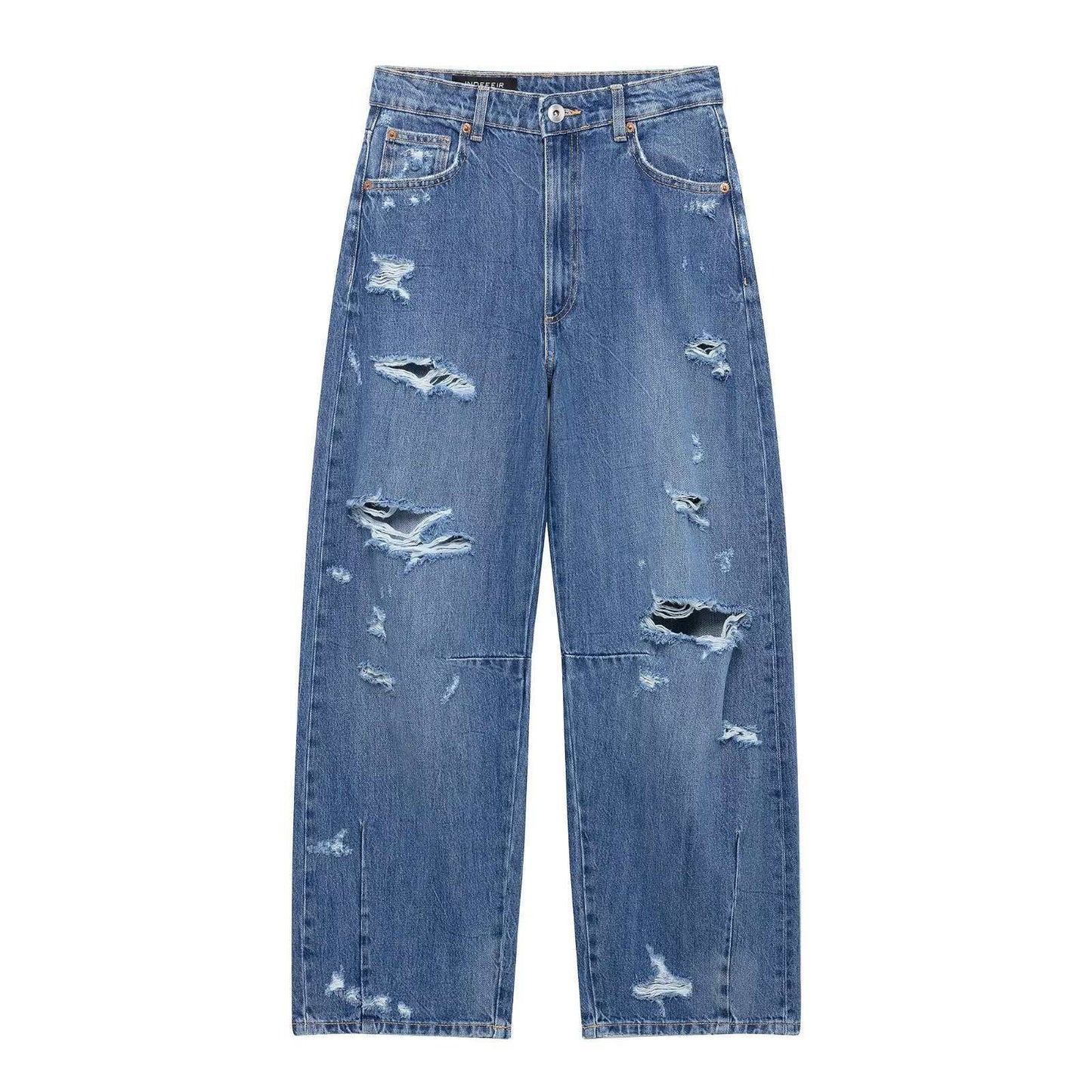 Women's Loose Balloon Spring Style Blue Jeans