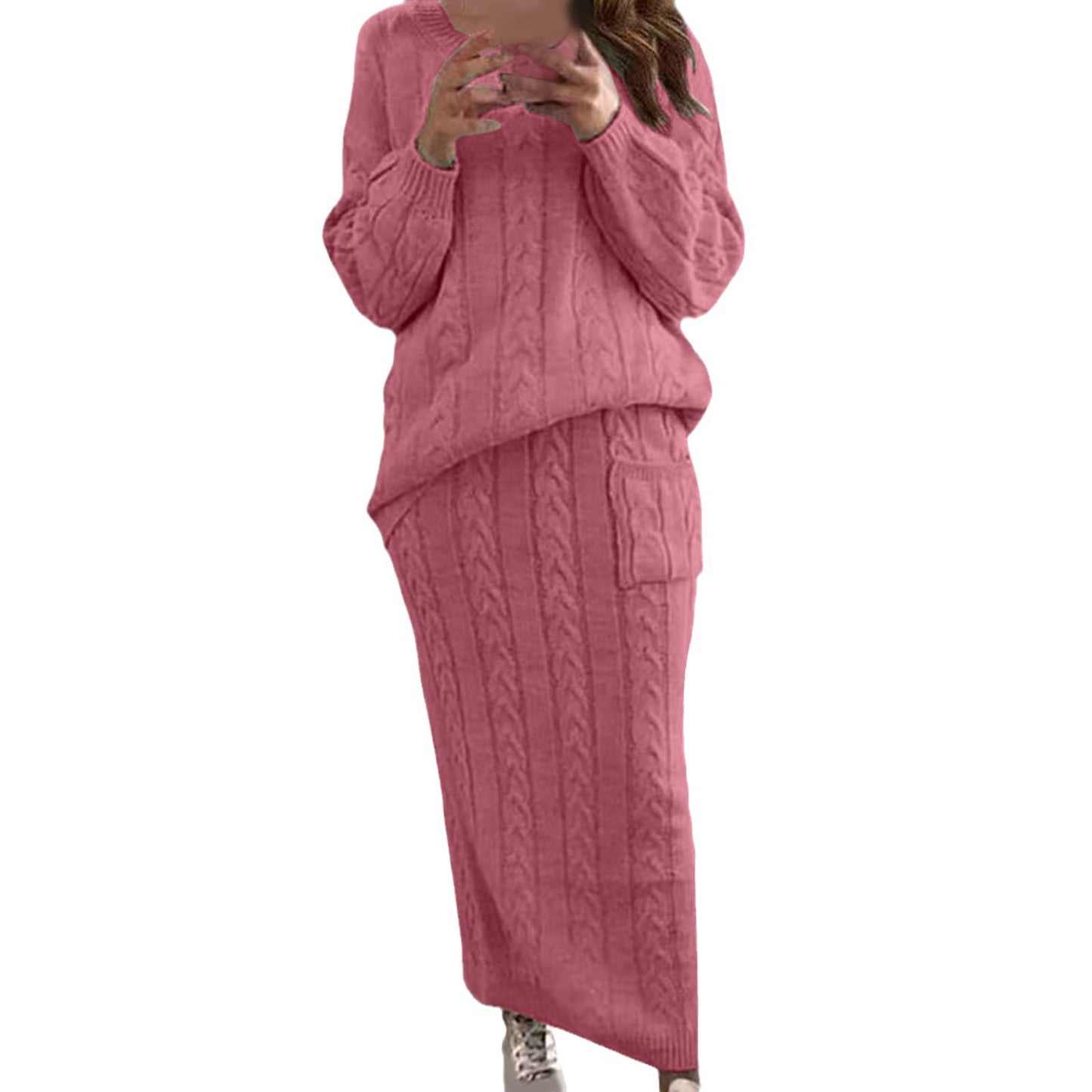 Women's Trendy Fashion Twist Flower Needle Sweaters