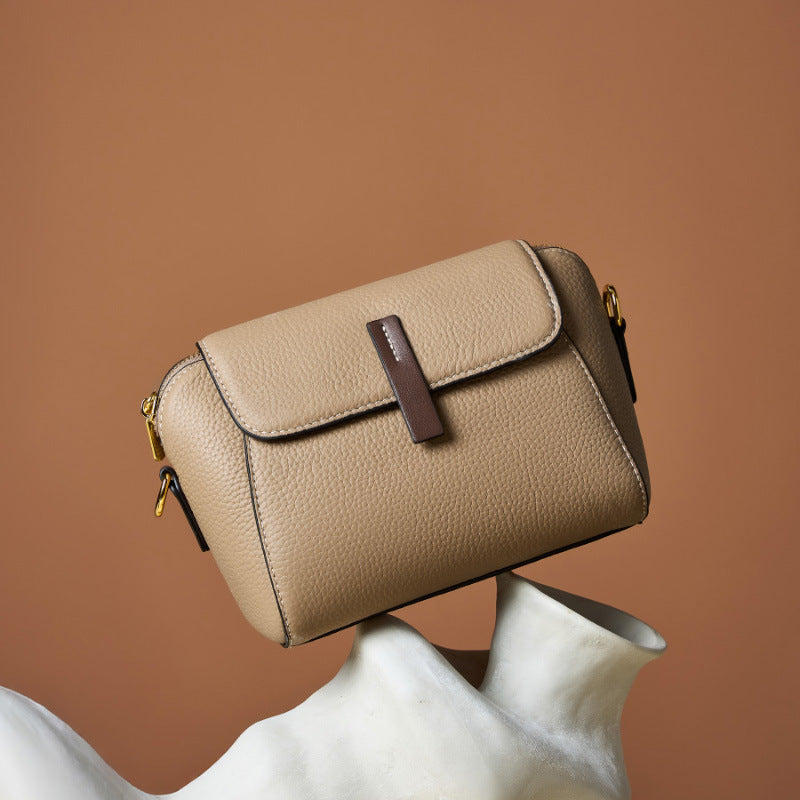 Layer Cowhide Genuine Leather For White Bags