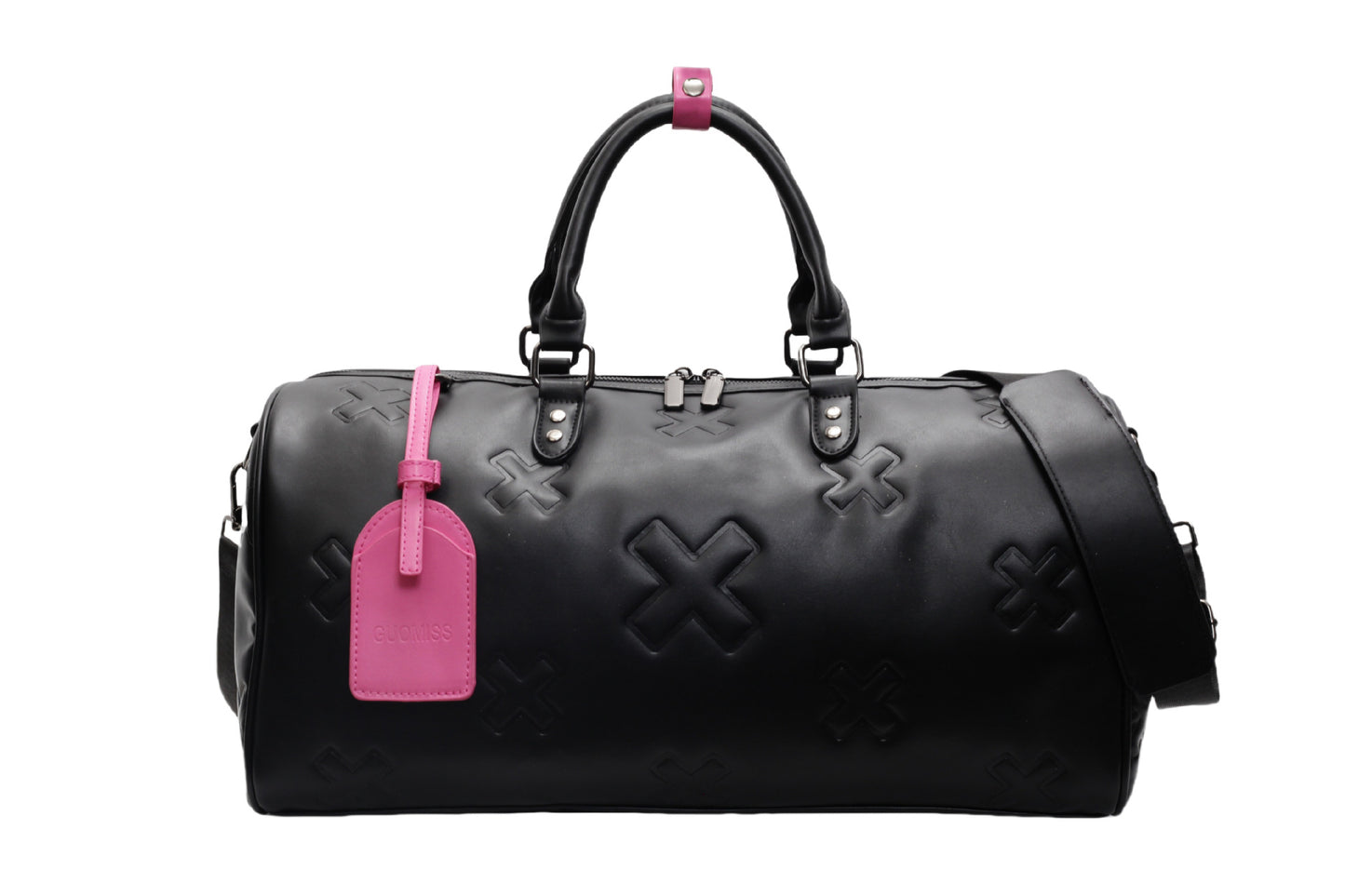 Embossed Fashion Hand-held Large Capacity Female Travel Bags