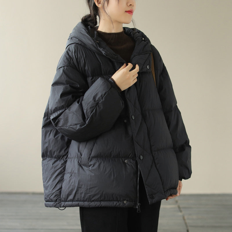 Women's Sleeve Hooded Warm Down For Casual Jackets