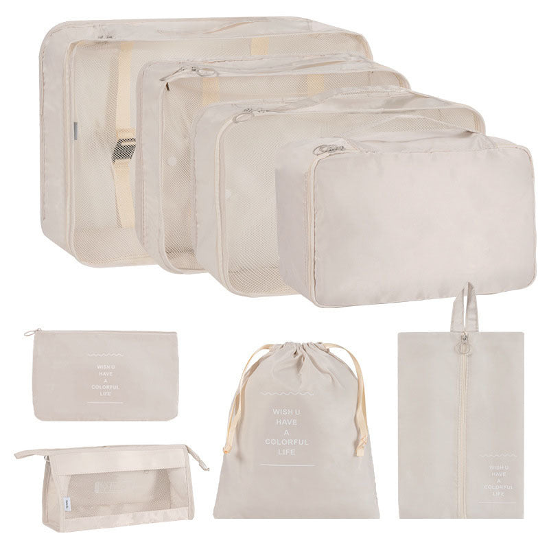 Korean Buggy Set Large Capacity Clothing Shoes Cosmetics Travel Bags