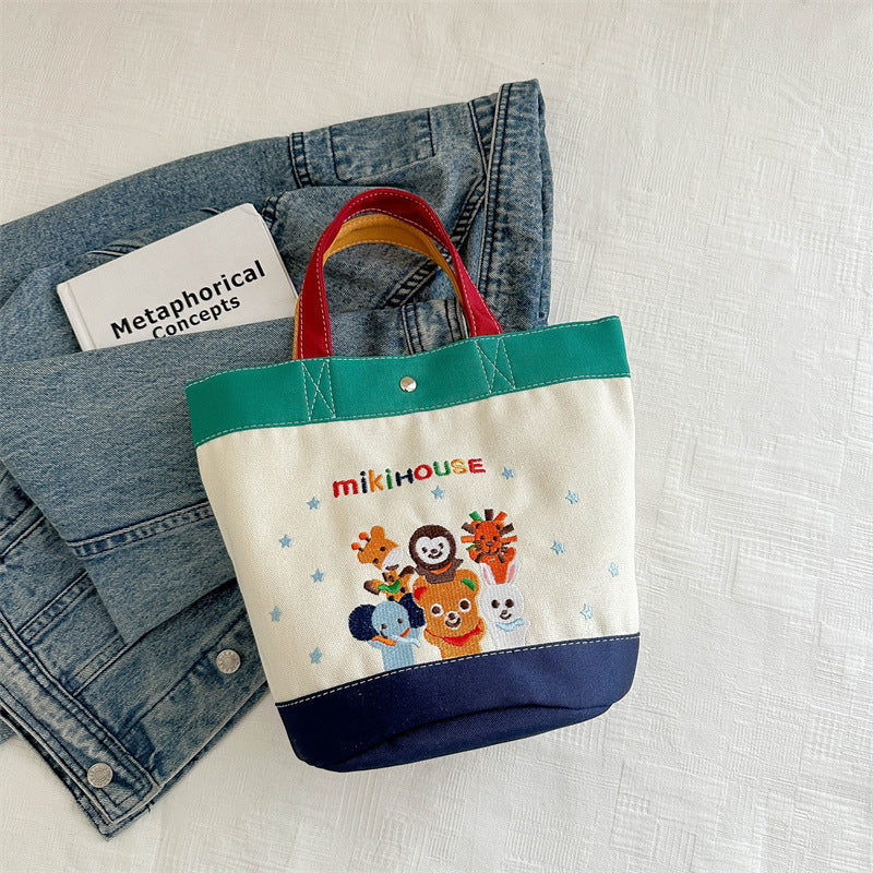 Walking Canvas Lightweight Large Capacity For Middle School Students' Schoolbags