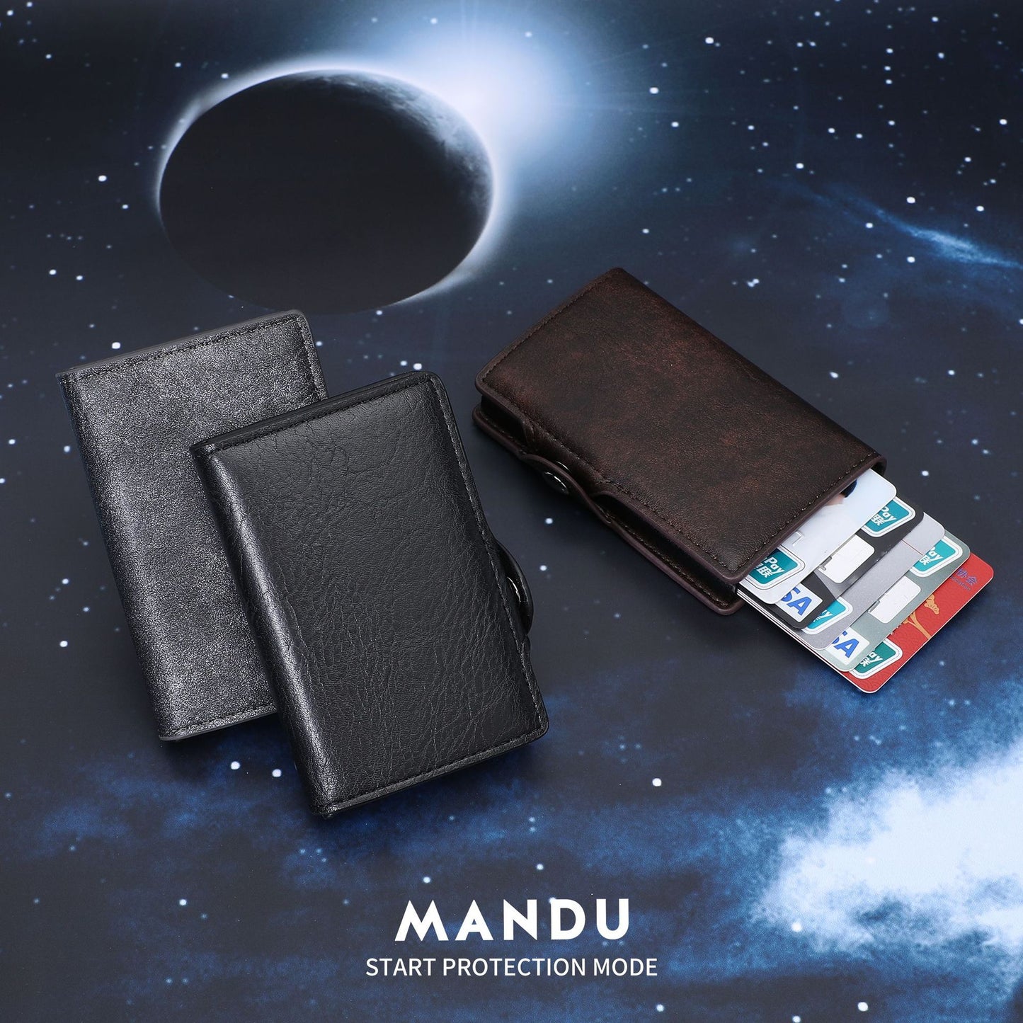 Multi Swiping Aluminum Alloy Advanced Sense Card Holder