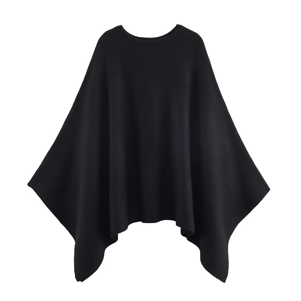 Women's Autumn Loose-fitting Casual Knitted Cape Sweaters