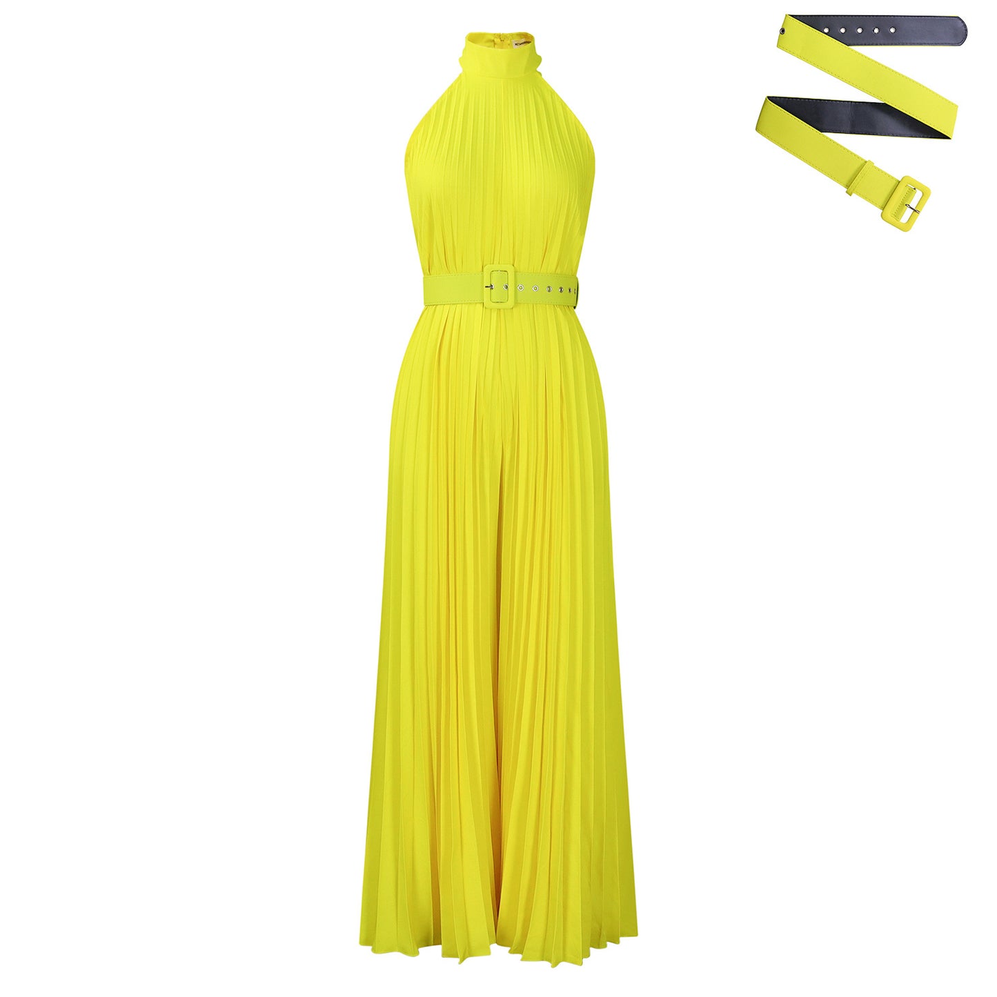 Fashion Sexy Solid Color Sleeveless Wide Jumpsuits