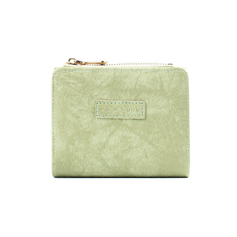 Female Korean Style Retro Folding Mori Ladies Wallets