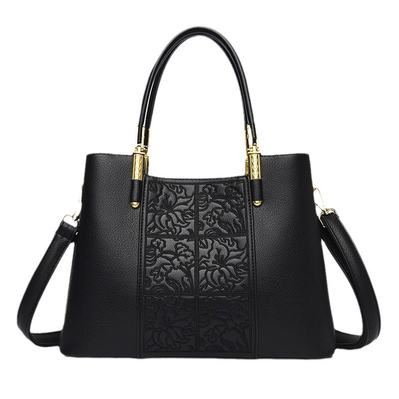 Classic Feel Chinese Style Red Large Tote Bags