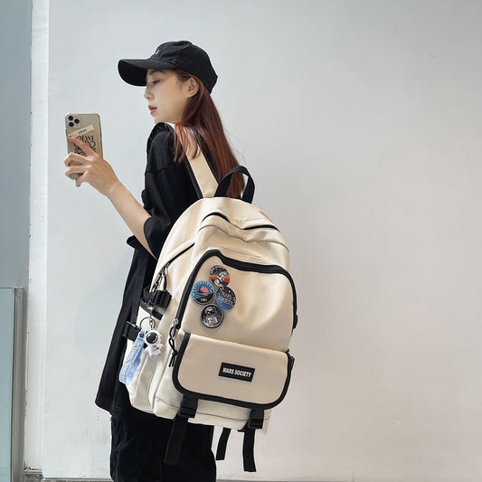Men's Trendy Fashion College High Large Capacity Backpacks
