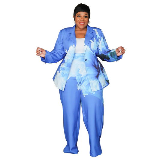 Women's Innovative New Slouchy Printed Casual Suits