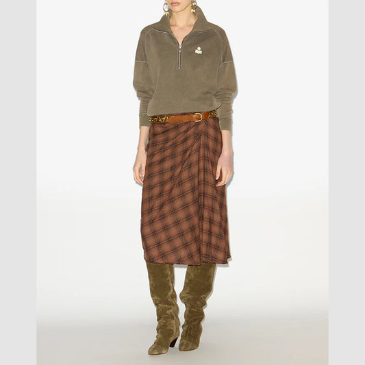 Women's Winter Classic Flocking Dyed Washed Fried Sweaters
