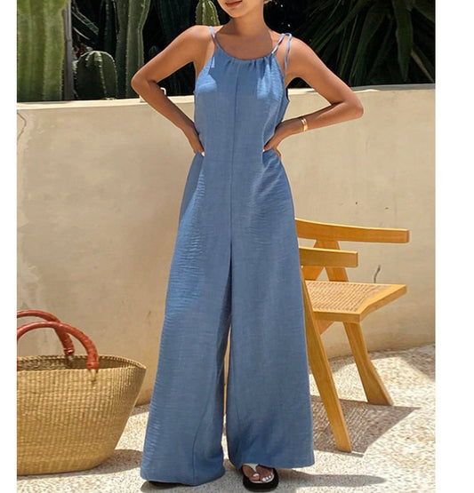 Fashion Women's Summer Commuter Sleeveless Jump Jumpsuits