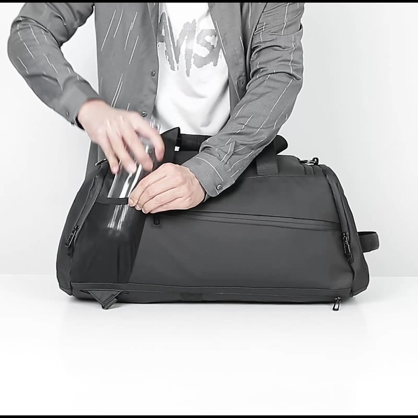 Men's Portable Large Capacity Trendy Simple Travel Bags