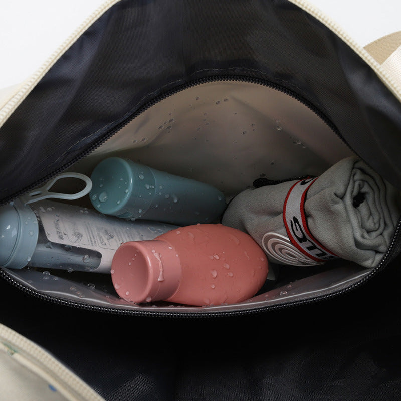 Women's Fashion Letter Printing Nylon Traveling Waterproof Handbags