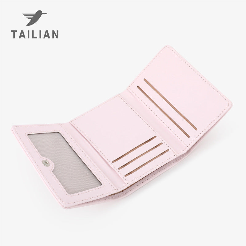 Popular Cartoon Cute Pink Storage Document Ladies Wallets