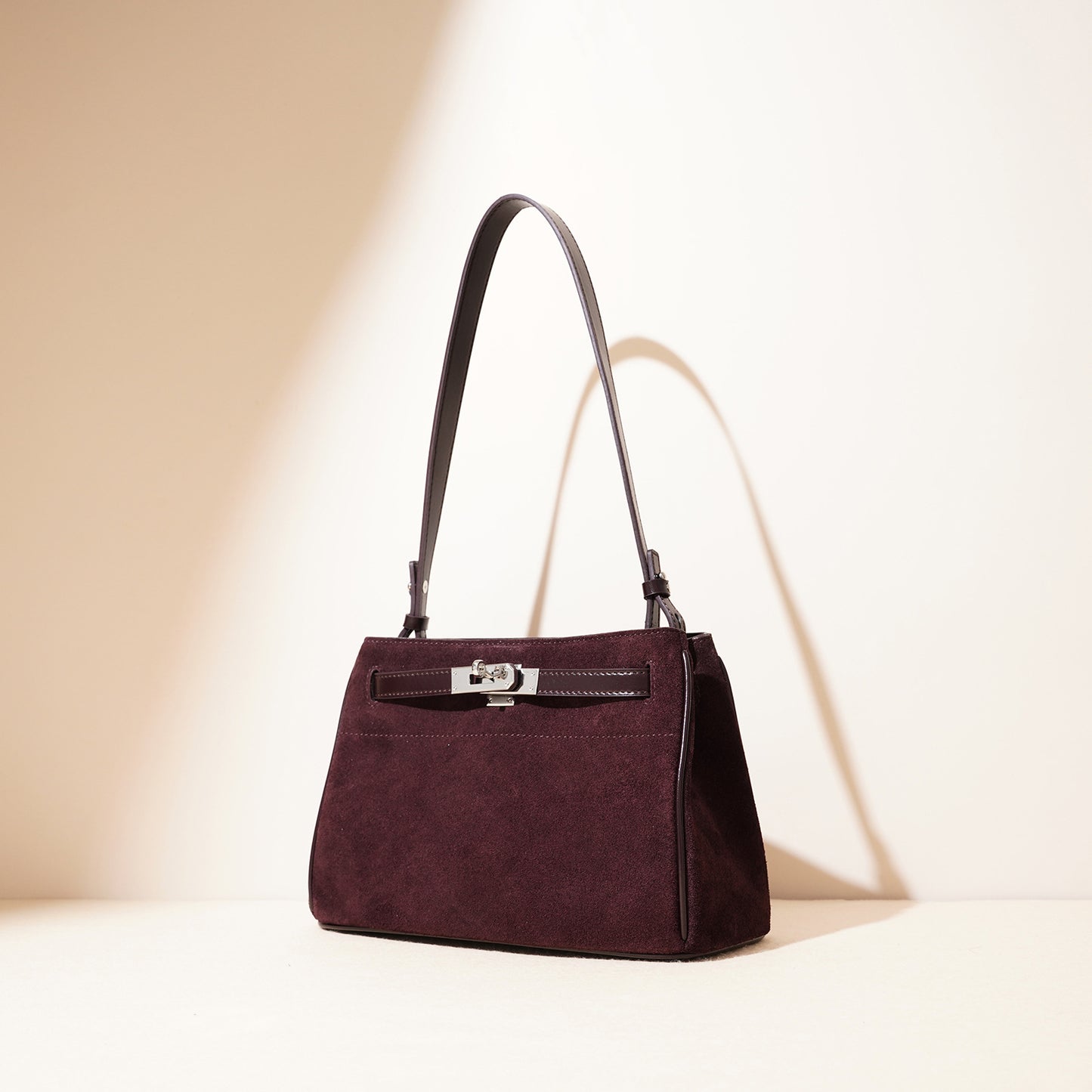 Women's Frosted Cowhide Underarm Commuter Genuine Leather Crossbody Bags