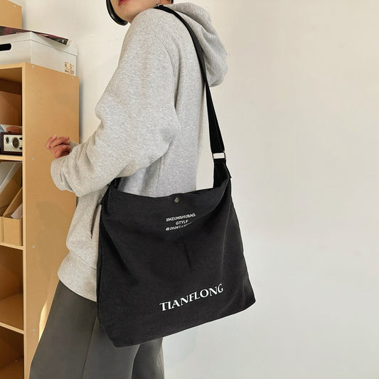 Women's & Men's & Canvas Retro Camp Commuter Class Crossbody Bags