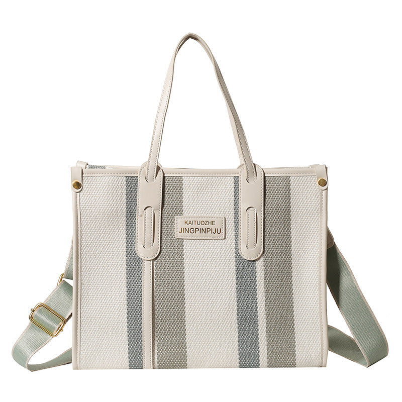 Women's Canvas Large Capacity Fashion High Sense Shoulder Bags