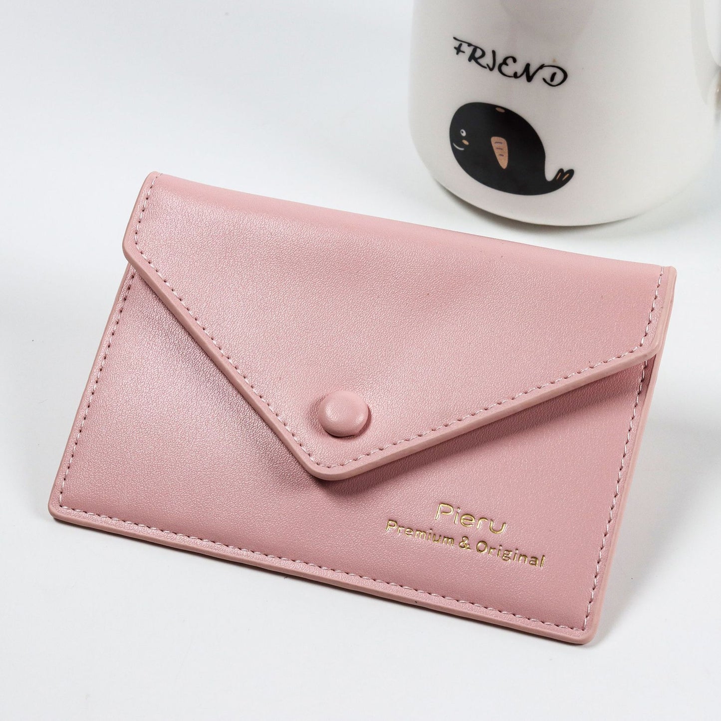 Creative Envelope Fashion Simple Texture Multiple Card Holder