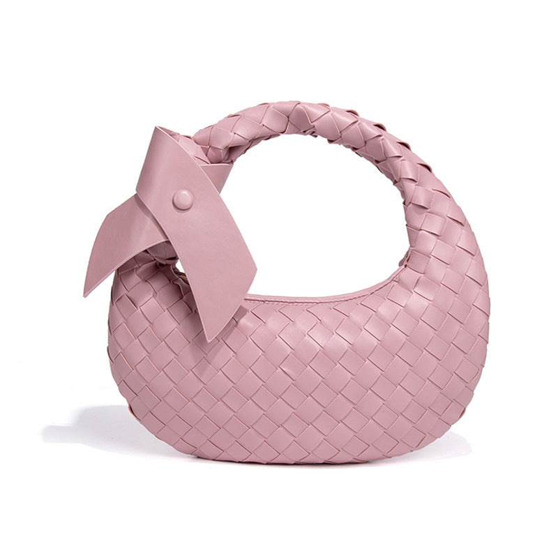 Women's Good Texture Hand Carrying Underarm Hand-woven Summer Handbags