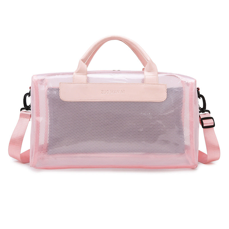 Large Capacity Jelly Transparent Short Distance Travel Bags