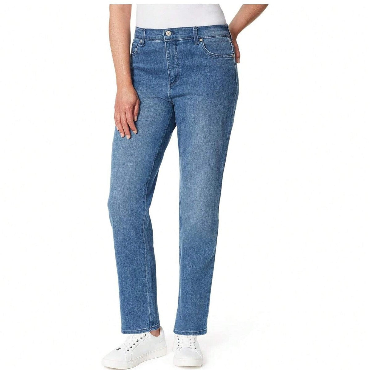 Women's High Waist Denim Straight Casual Slim Women's Jeans