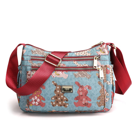 Women's Lightweight Mother Oxford Cloth Nylon Waterproof Crossbody Bags